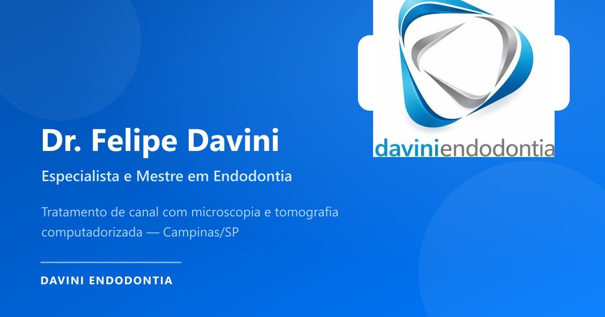 Endodontista em Campinas | Tratamento de Canal com Microscopia — Dr ...
